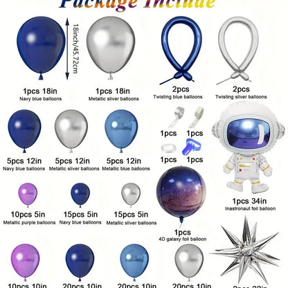 Space Balloon Garland Kit
