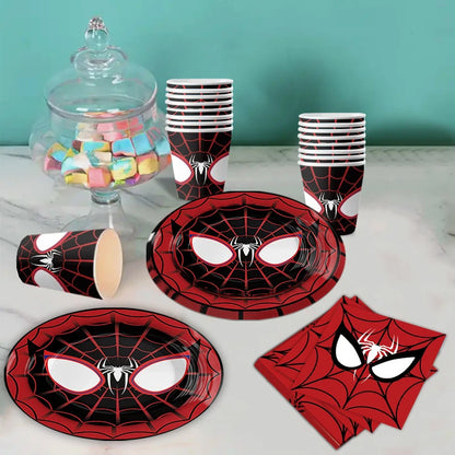 Spiderman Tableware Set for 10 Guests