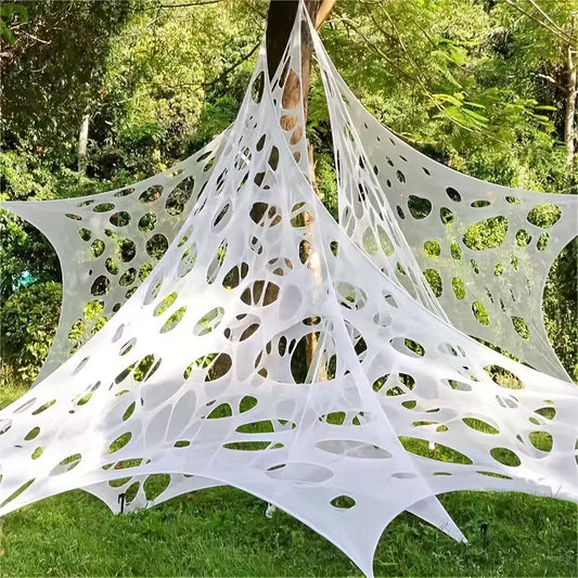 Stretchable Halloween Spider Web Decoration