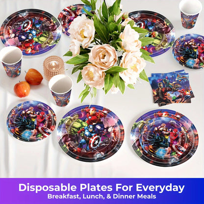 The Avengers Superhero Tableware Set For 20 Guests