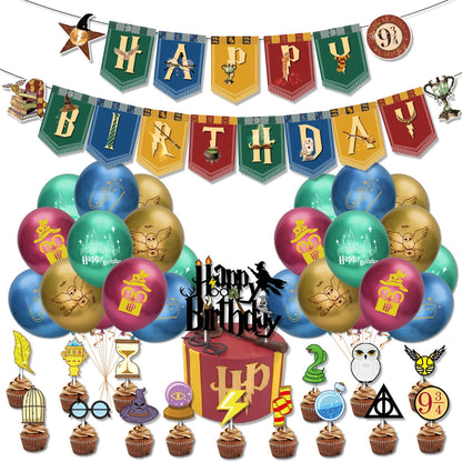 Harry Potter Magic Birthday Party Decoration Set