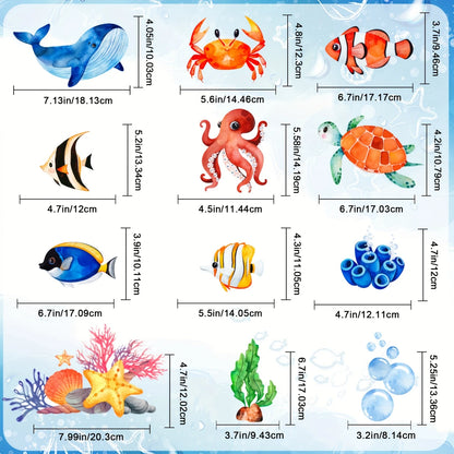 Under The Sea Marine Creature Party Decoration 54pcs Set