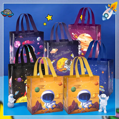 Space Planet Galaxy Tote Party Bags Pack of 18