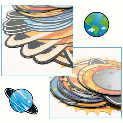 Solar System Wall Decor Pack of 45