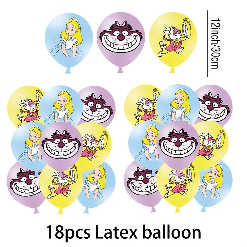 Alice in wonderland decorations kit