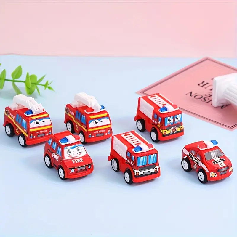 Mini Fire Truck Toy Trucks Pack of 15