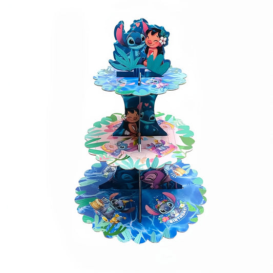 Stitch & Lilo Cupcake Display Cardboard Stand