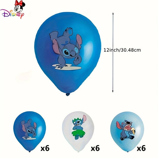 Stitch Themed Latex Balloons Pack of 18