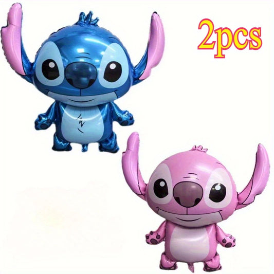 Stitch and Angel Supershape Foil Balloons Pack of 2