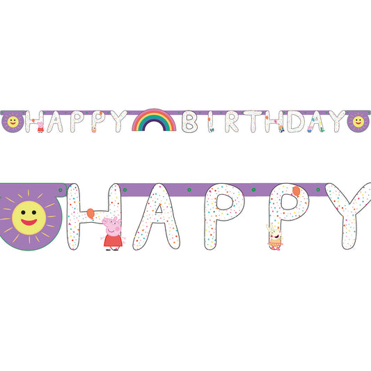 Peppa Pig Letter Banner