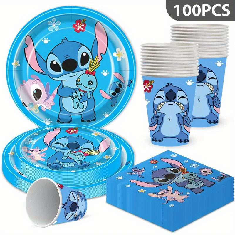 Stitch Party Tableware 2 Set for 20 guests