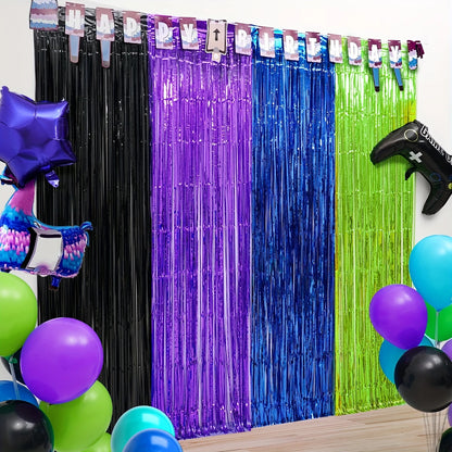 Battle Royal Fortnite Foil Curtain Backdrop