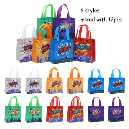 Superhero Party Bags Pack of 12