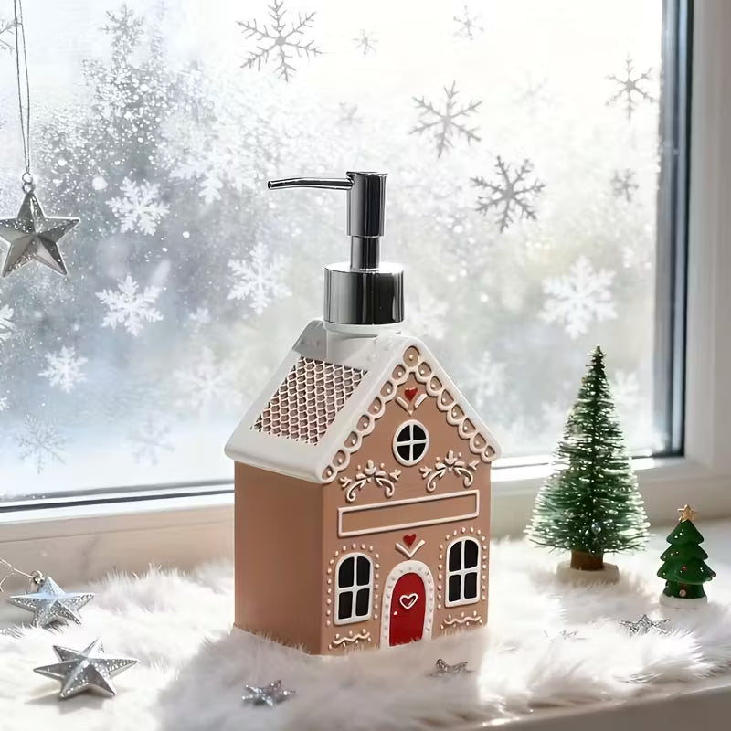 Christmas Gingerbread House Soap Dispenser