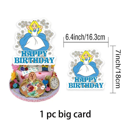 Alice in wonderland decorations kit