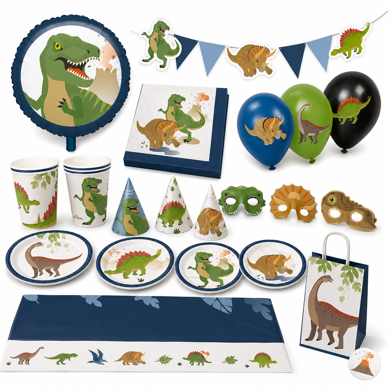 🦖 Dinosaur Party Box – 10 Guests