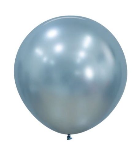 Silk Arctic Blue 45cm Latex Balloons Pack of 6