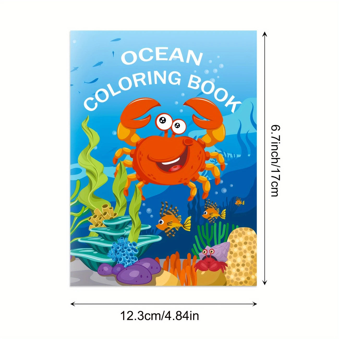 Ocean Colouring Book Pack of 8