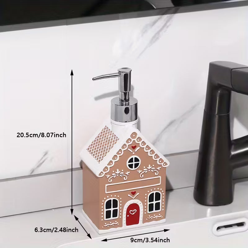 Christmas Gingerbread House Soap Dispenser