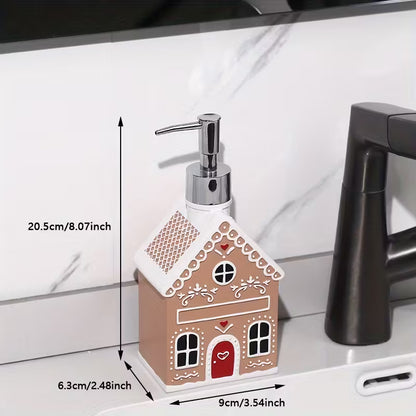 Christmas Gingerbread House Soap Dispenser