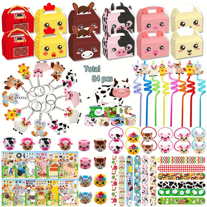 Farm Animal Party Pack for 12 Kids