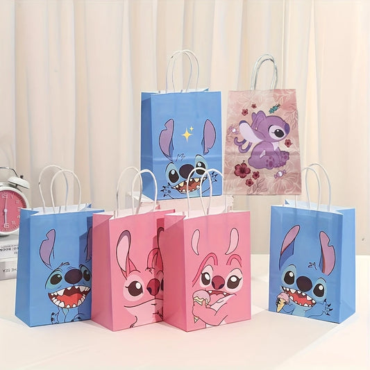 Stitch and Angel Kraft Paper Party Bags Pack of 12