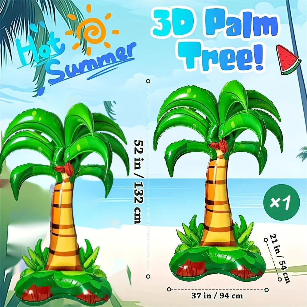 3D Standing Palm Tree Foil Balloon