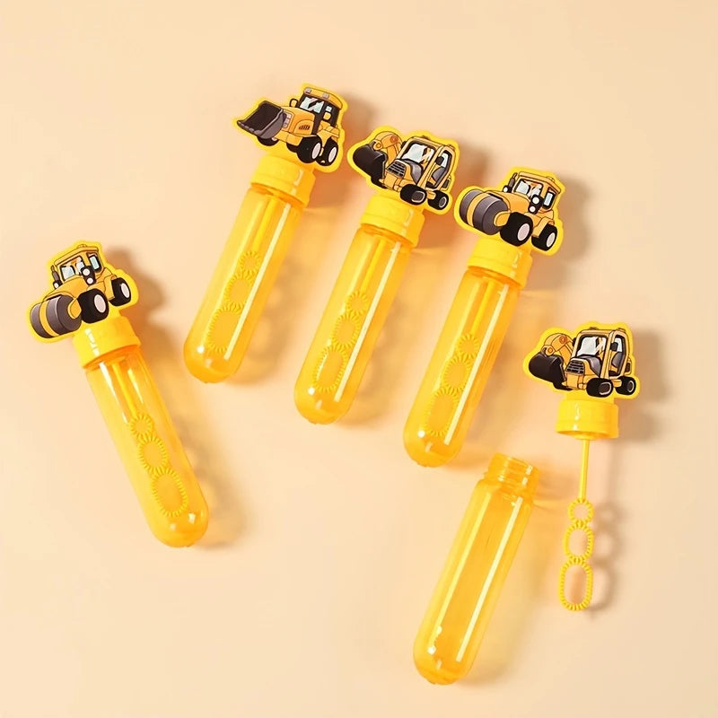 Construction Bubble Bottle Favors Pack of 10