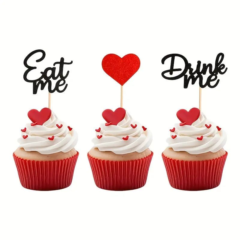 Wonderland Cupcake Toppers pack of 24