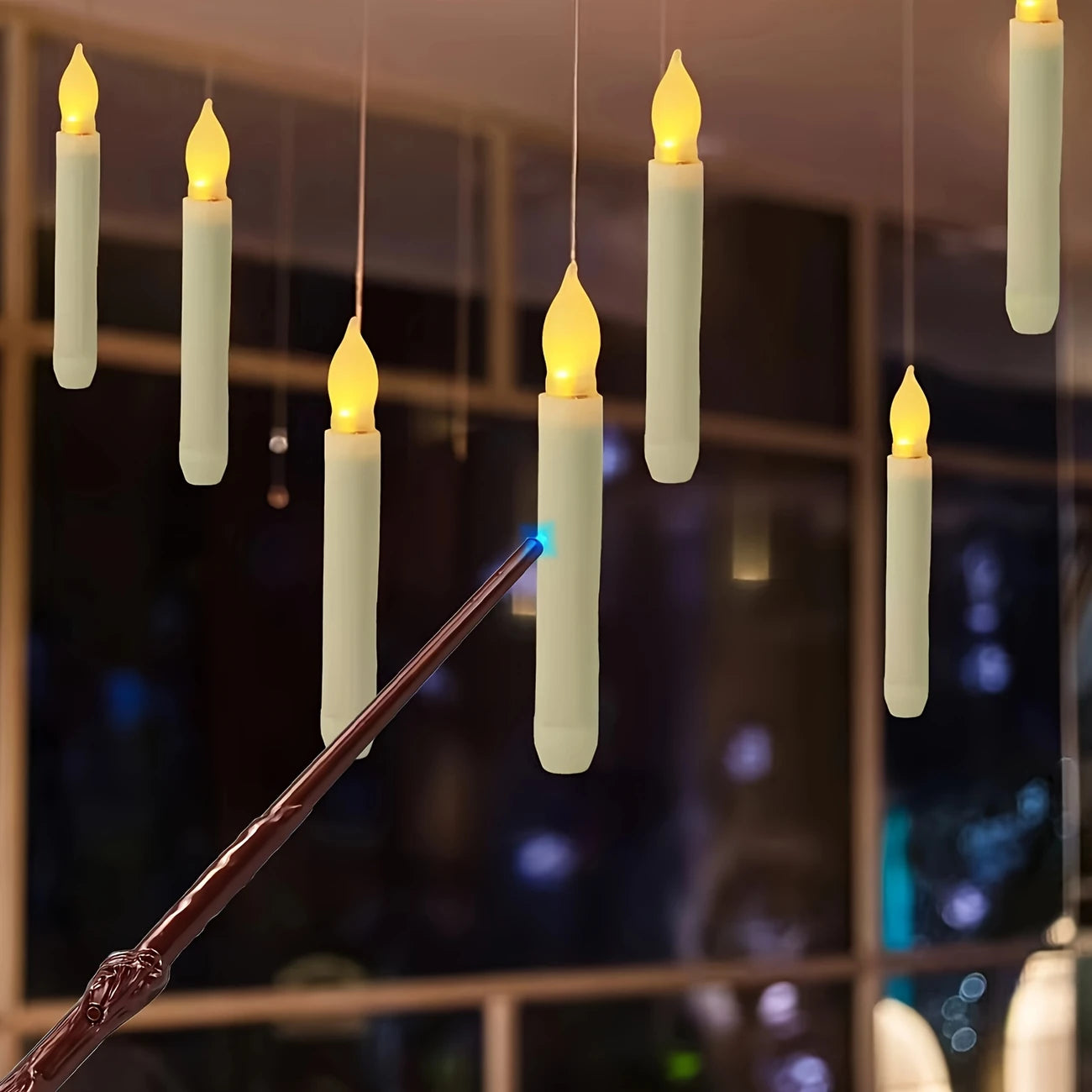 Enchanted Wand LED Hanging Candles