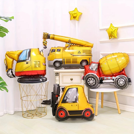 Construction Truck Balloon Set Pack of 4