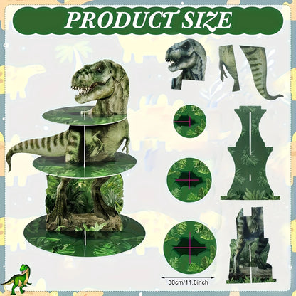 Dinosaur T-Rex Cupcake Stand