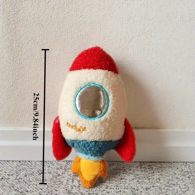 Rocket Shaped Plush Toy