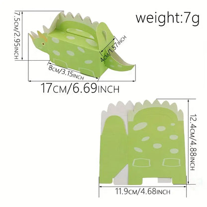 Dinosaur Theme Mini Favor Boxes Pack of 12