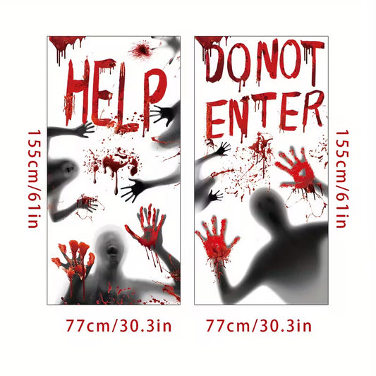 Halloween Window Sheets Pack of 2
