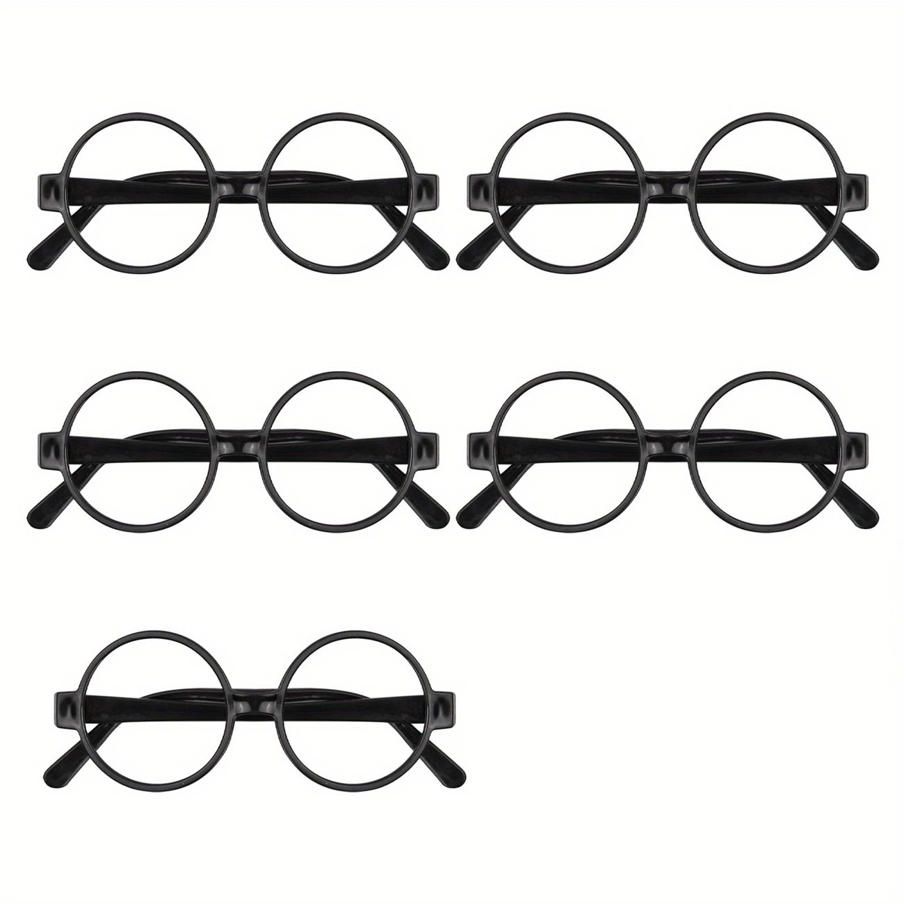 Harry Potter Plastic Round Glasses Frames Pack of 5