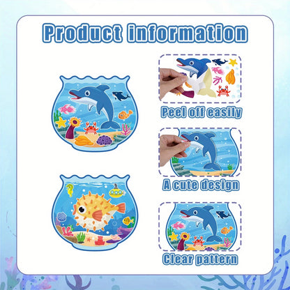 DIY Aquarium Scene Stickers 32 Sets