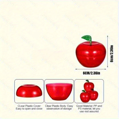 Apple-Shaped Small Container Pack of 10
