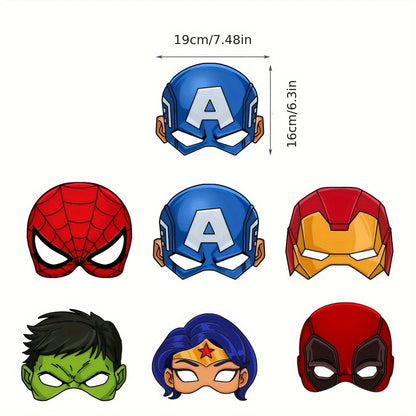 Marvel Avengers Heros Paper Masks Pack of 11