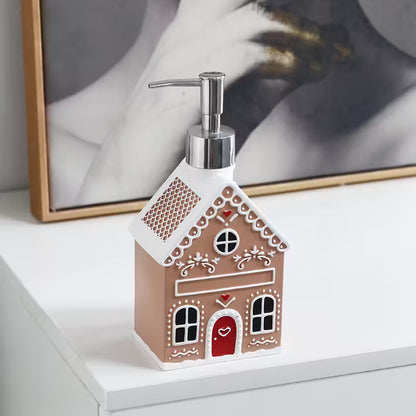 Christmas Gingerbread House Soap Dispenser