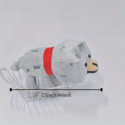 Miinecraft Dennis the Wolf Plush Toy Gift