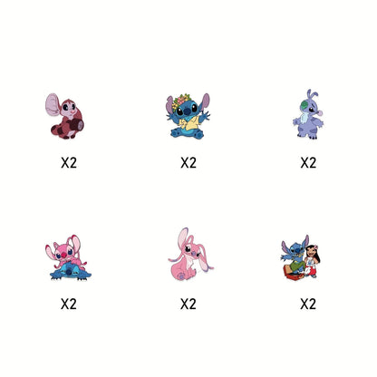 Stitch Character Hanging Swirls Pack of 12