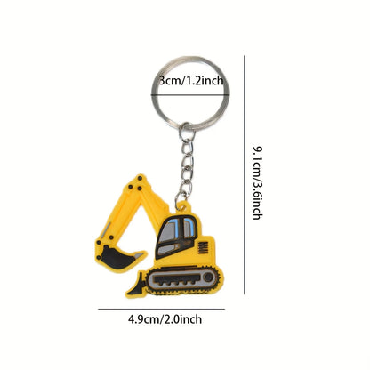 Construction Truck Keychains Pack of 12