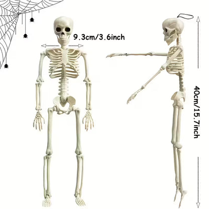 Skeleton Plastic Full Body Posable Skeleton with Movable Joints Pack of 5