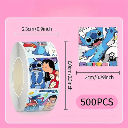 Lilo and Stitch Stickers Roll of 500