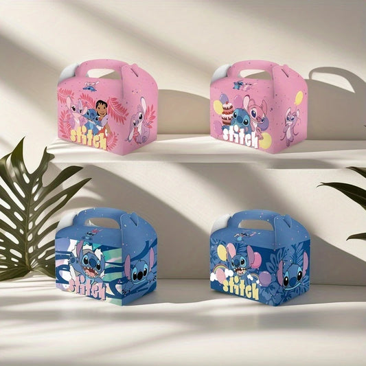 Stitch Party Favor Boxes Pack of 12