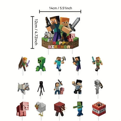 Minecraft Party Decoration Kit