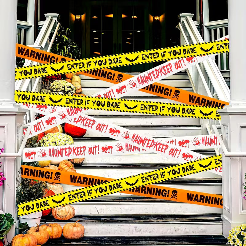 Halloween Caution Tape Pack of 3