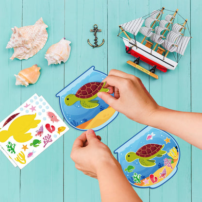 DIY Aquarium Scene Stickers 32 Sets