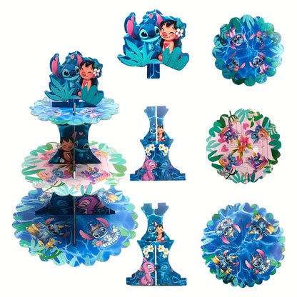 Stitch & Lilo Cupcake Display Cardboard Stand